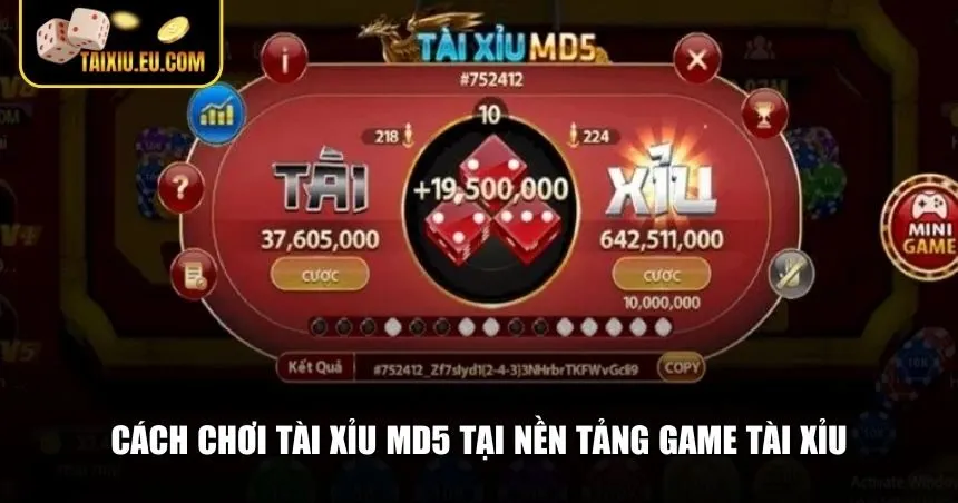 Hướng dẫn cách tham gia game tài xỉu MD5
