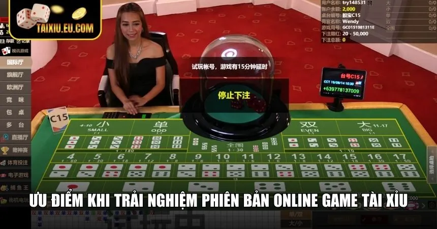 Ưu điểm nổi bật khi chơi tài xỉu online