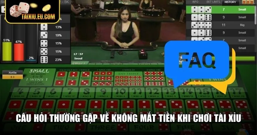 Giải đáp FAQs về không mất tiền khi chơi Tài Xỉu