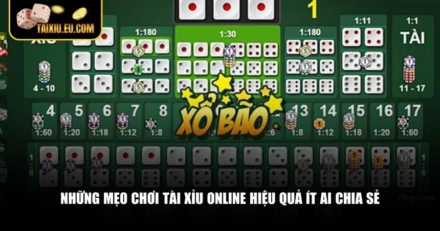 Những mẹo chơi tài xỉu online hiệu quả ít ai chia sẻ